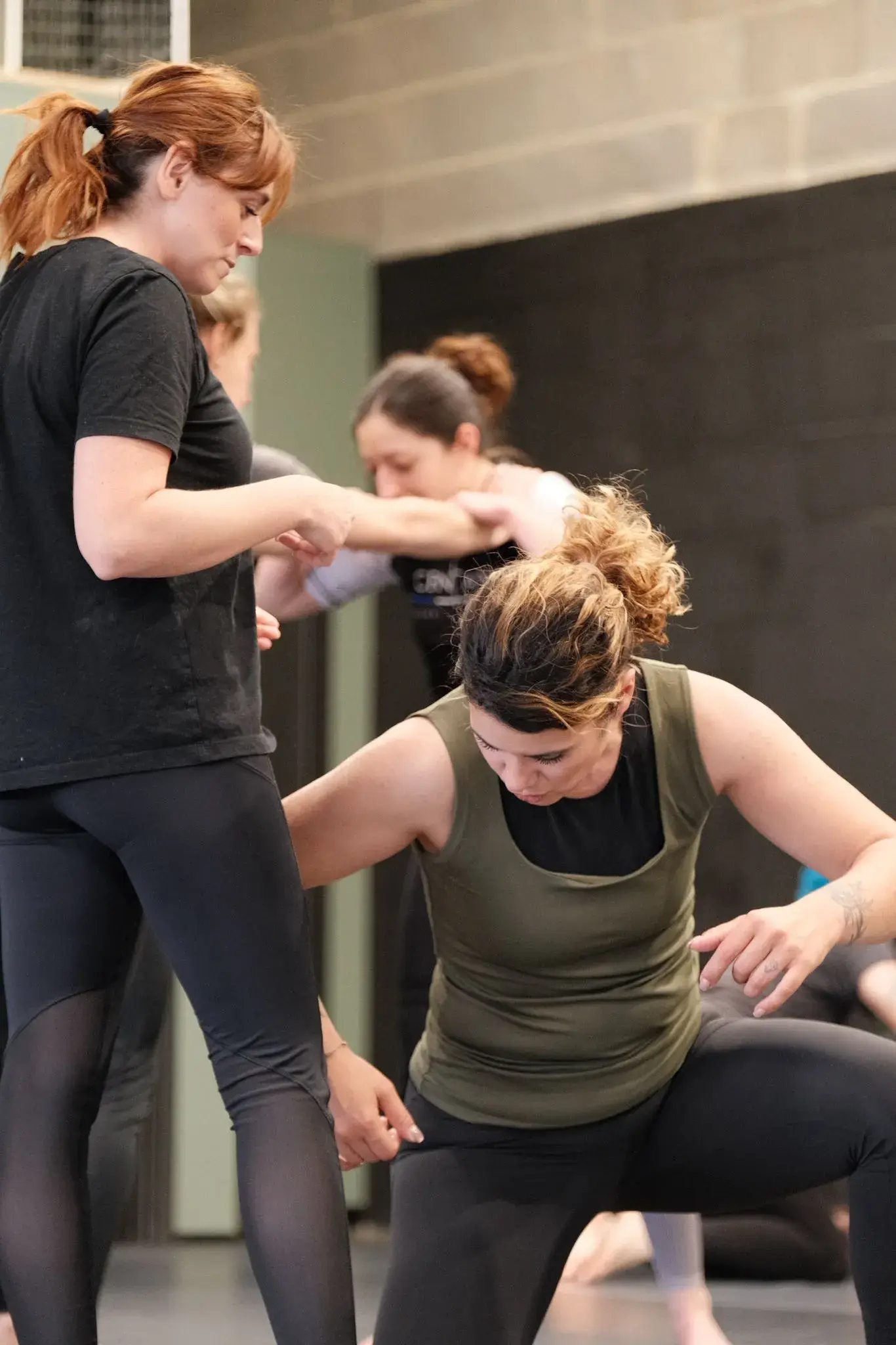 Cours réservé aux femmes sur le tapis de BJJ Spirit.