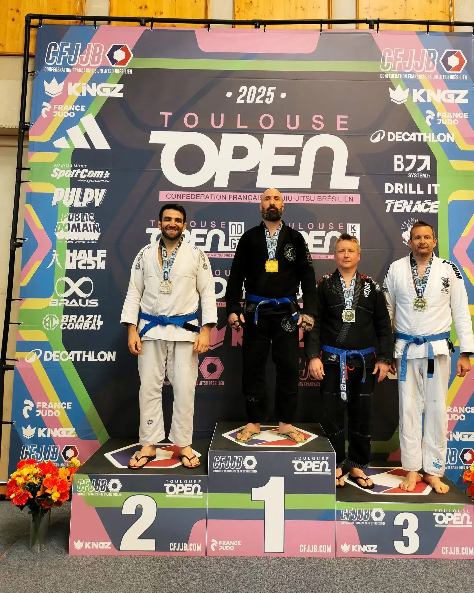 Podium au Toulouse Open 2025.